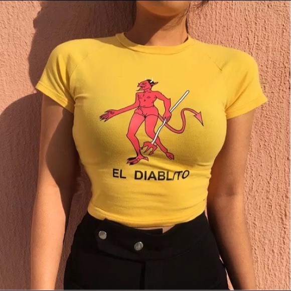 “El Diablito” Crop Top - Picture 1 of 3
